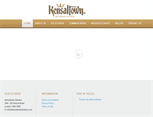 Tablet Screenshot of kensaltownstudios.com